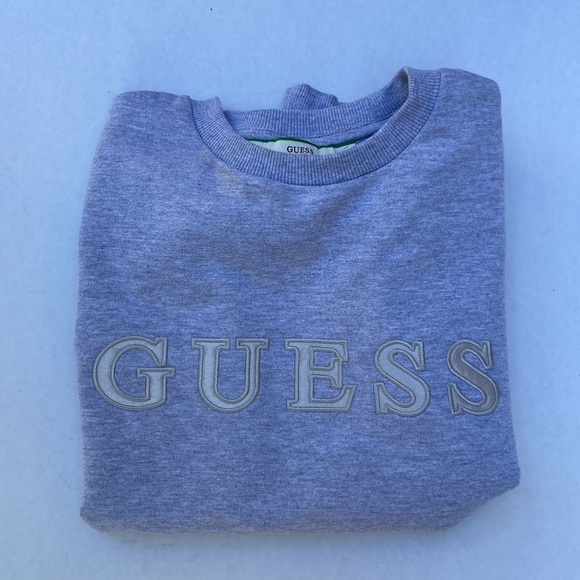 New GUESS Eco Alene Logo Crewneck SZ XS - Picture 5 of 6